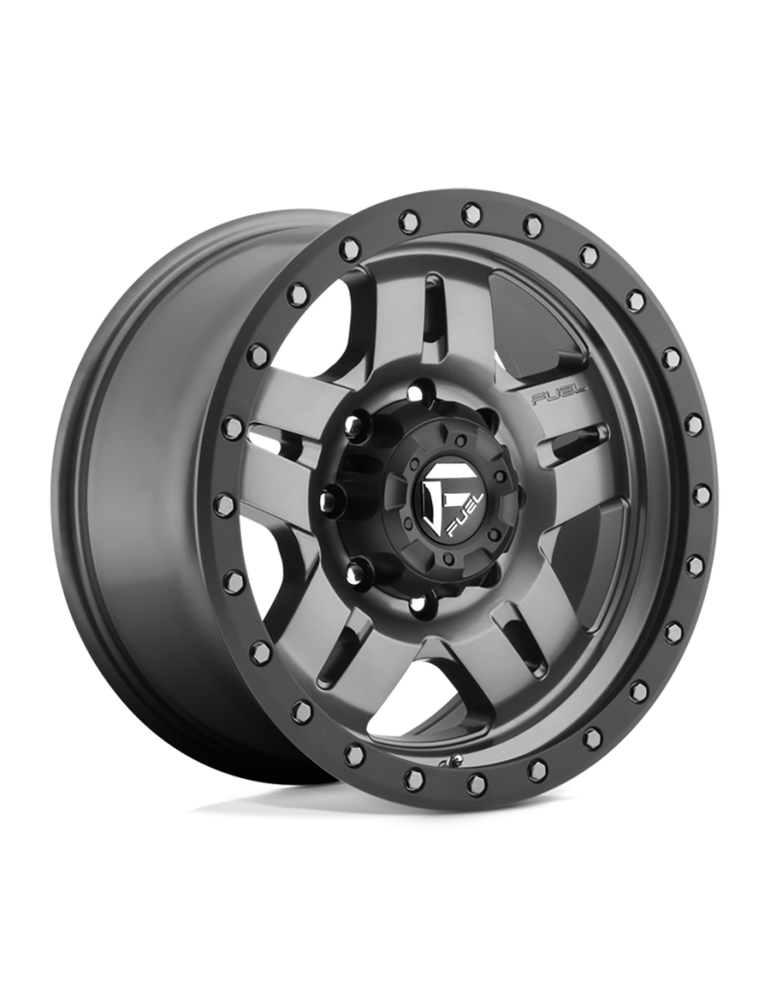 Felga aluminiowa D558 Anza Matte GUN Metal Black Bead Ring Fuel