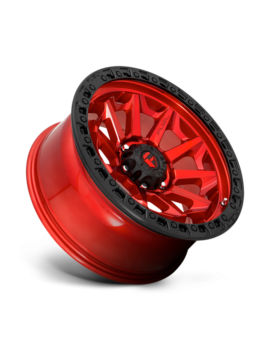 Felga aluminiowa D695 Covert Candy RED Black Bead Ring Fuel - ujęcie 2