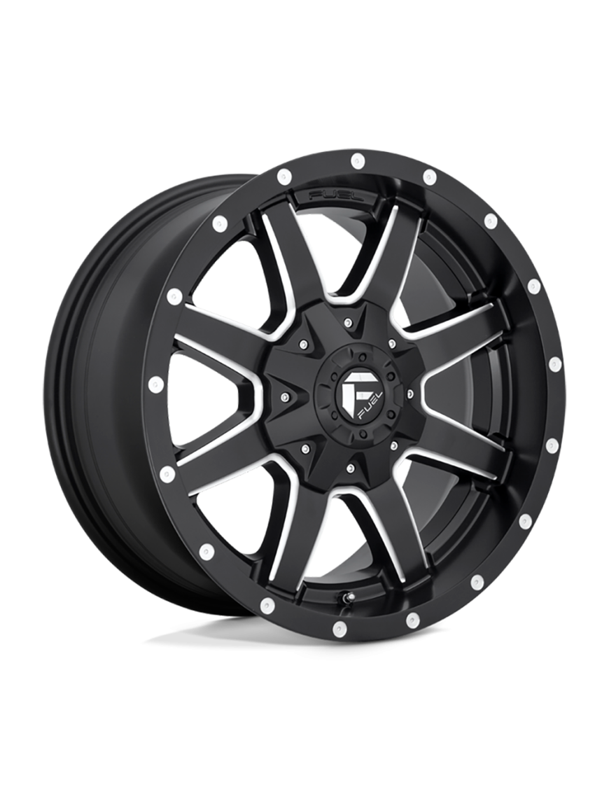 Felga aluminiowa D538 Maverick Matte Black Milled Fuel