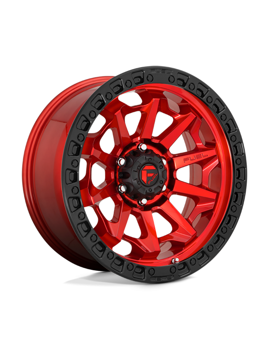 Felga aluminiowa D695 Covert Candy RED Black Bead Ring Fuel