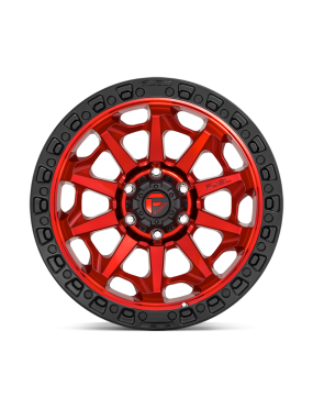 Felga aluminiowa D695 Covert Candy RED Black Bead Ring Fuel - ujęcie 3