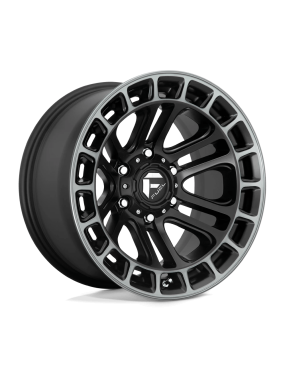 Felga aluminiowa D720 Heater Matte Black Double Dark Tint Machined Fuel