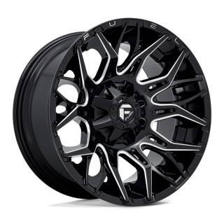 Felga aluminiowa D769 Twitch Glossy Black Milled Fuel