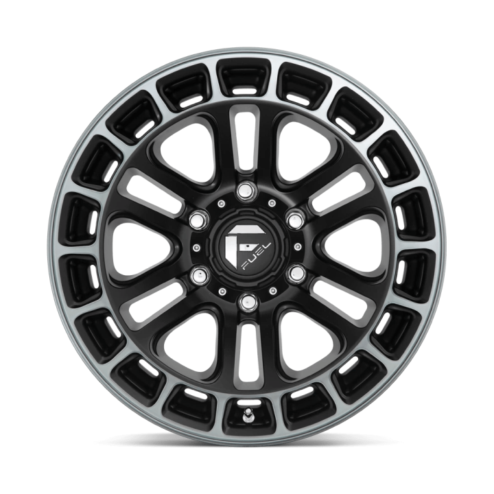 Felga aluminiowa D720 Heater Matte Black Double Dark Tint Machined Fuel - ujęcie 3