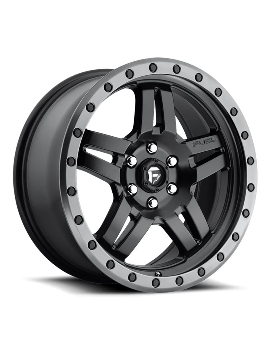 Felga aluminiowa D557 Anza Matte Black GUN Metal Ring Fuel
