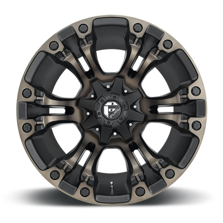 Felga aluminiowa D569 Vapor Matte Black Double Dark Tint Fuel - ujęcie 2