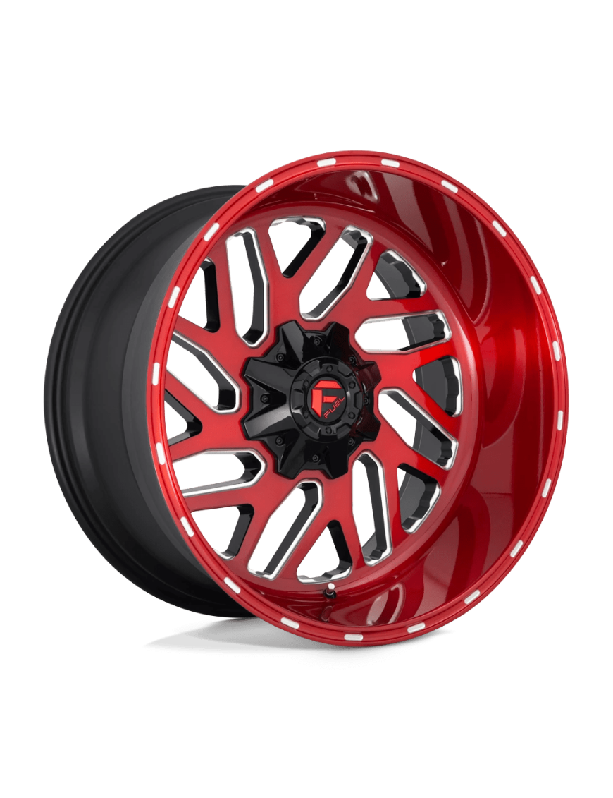 Felga aluminiowa D691 Triton Candy RED Milled Fuel