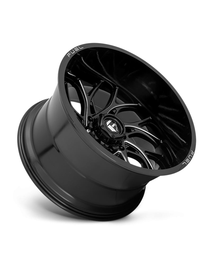 Felga aluminiowa D741 Runner Gloss Black Milled Fuel - ujęcie 2