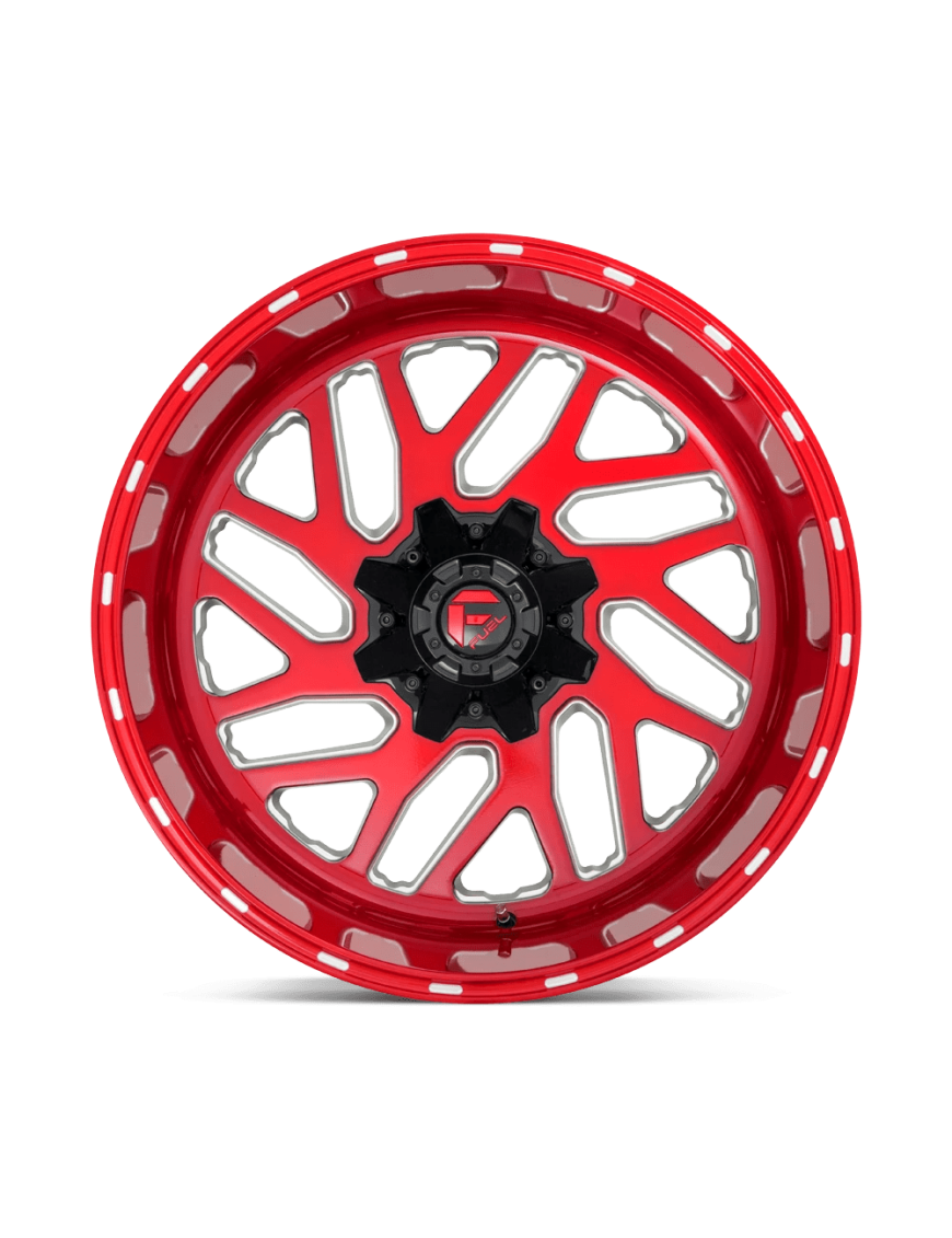 Felga aluminiowa D691 Triton Candy RED Milled Fuel - ujęcie 3