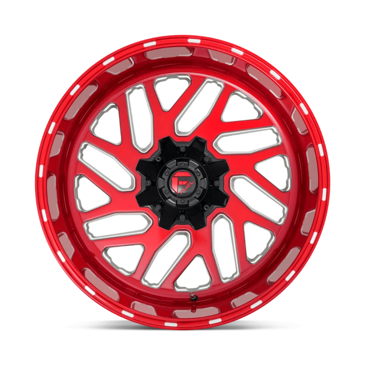Felga aluminiowa D691 Triton Candy RED Milled Fuel - ujęcie 3
