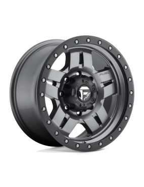 Felga aluminiowa D558 Anza Matte GUN Metal Black Bead Ring Fuel
