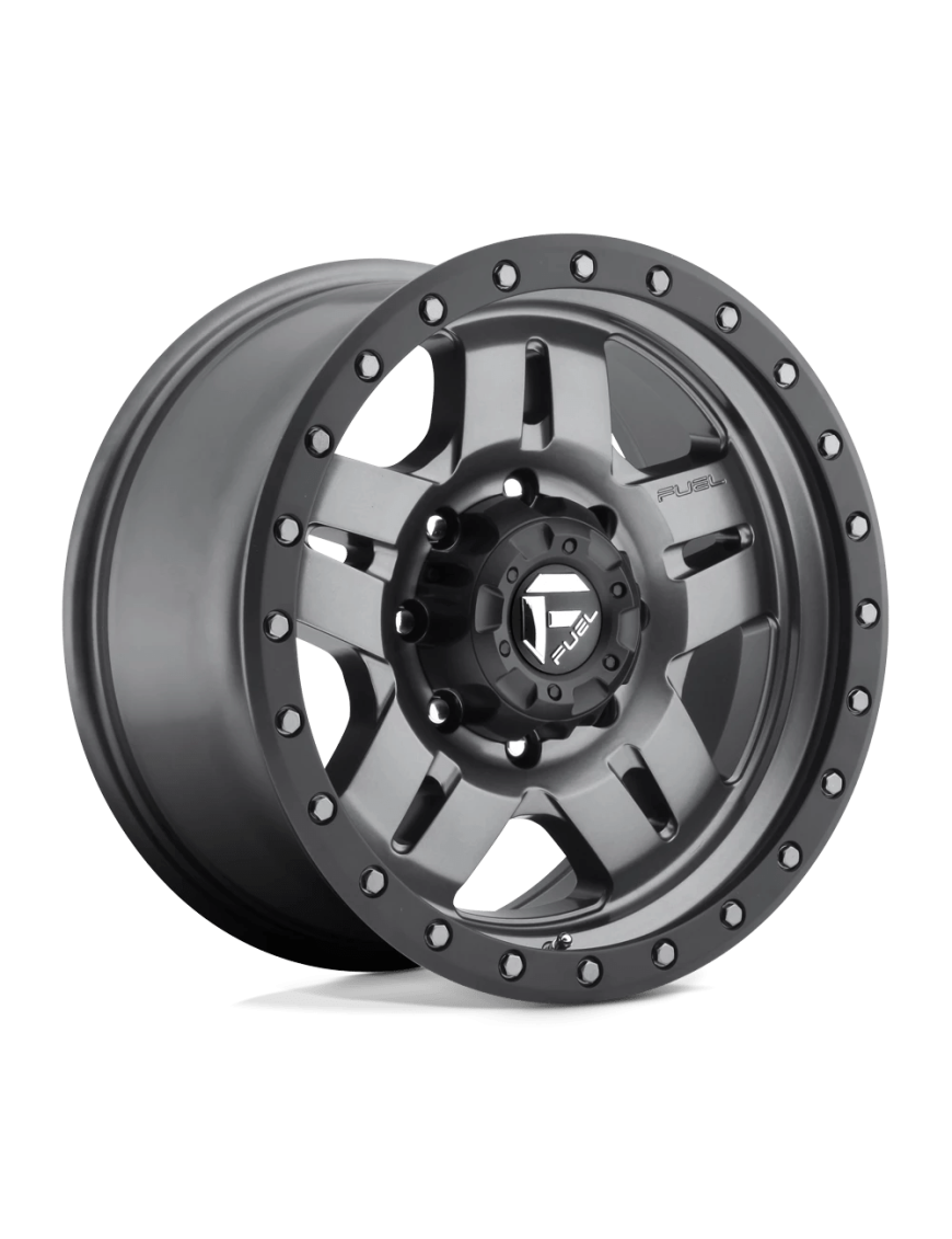 Felga aluminiowa D558 Anza Matte GUN Metal Black Bead Ring Fuel