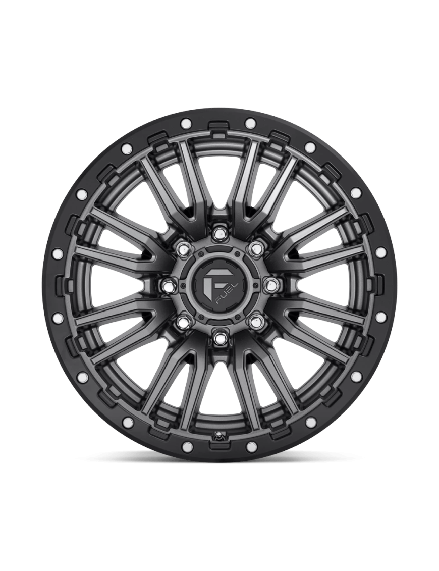 Felga aluminiowa D680 Rebel Matte GUN Metal Black Bead Ring Fuel - ujęcie 3