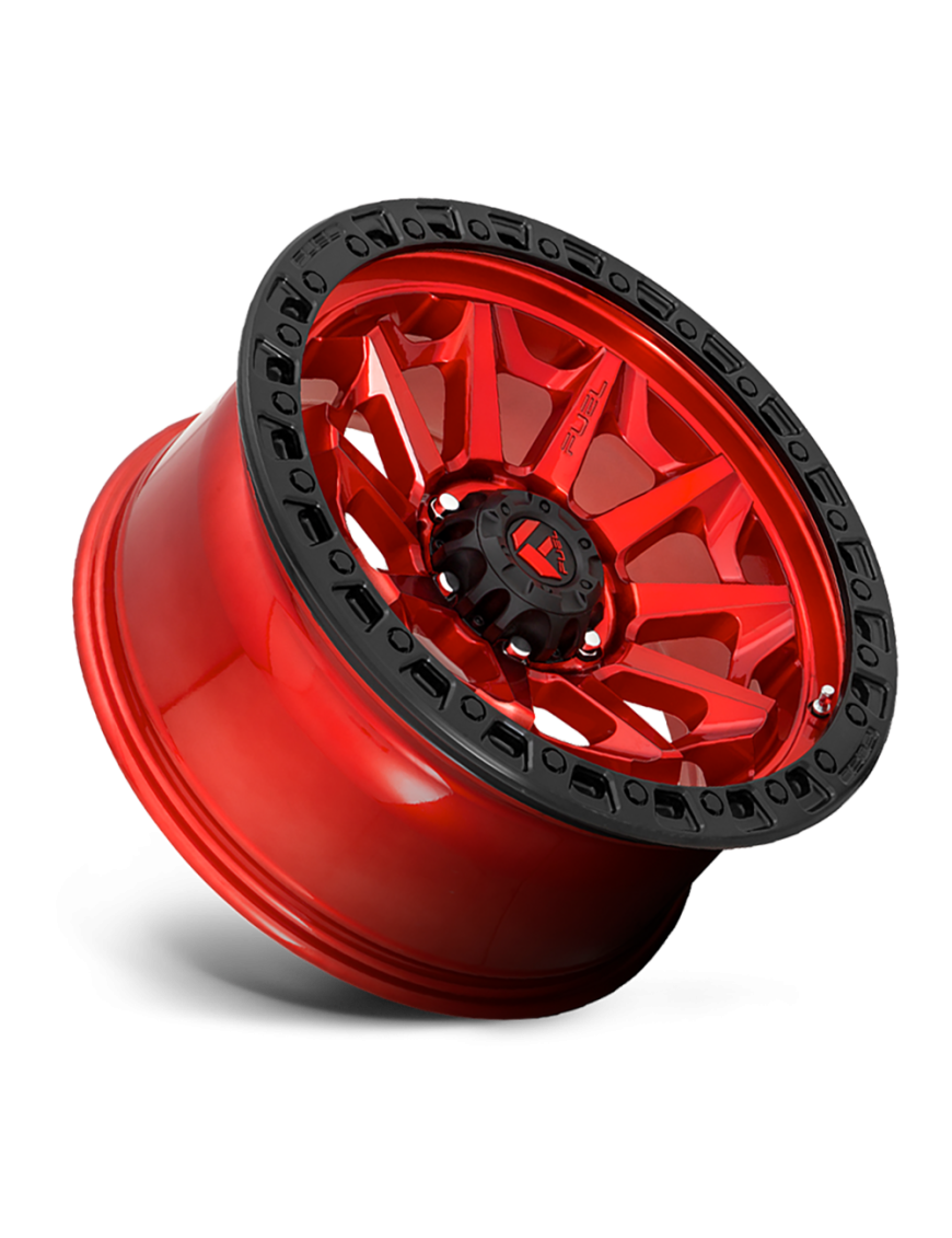 Felga aluminiowa D695 Covert Candy RED Black Bead Ring Fuel - ujęcie 2