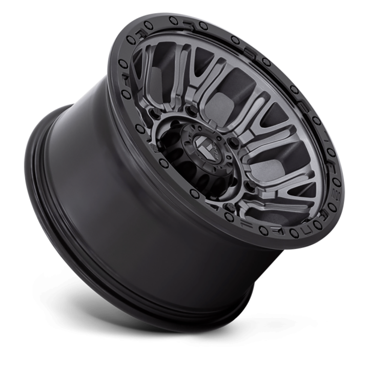 Felga aluminiowa D825 Traction Matte Gunmetal W/ Black Ring Fuel - ujęcie 2