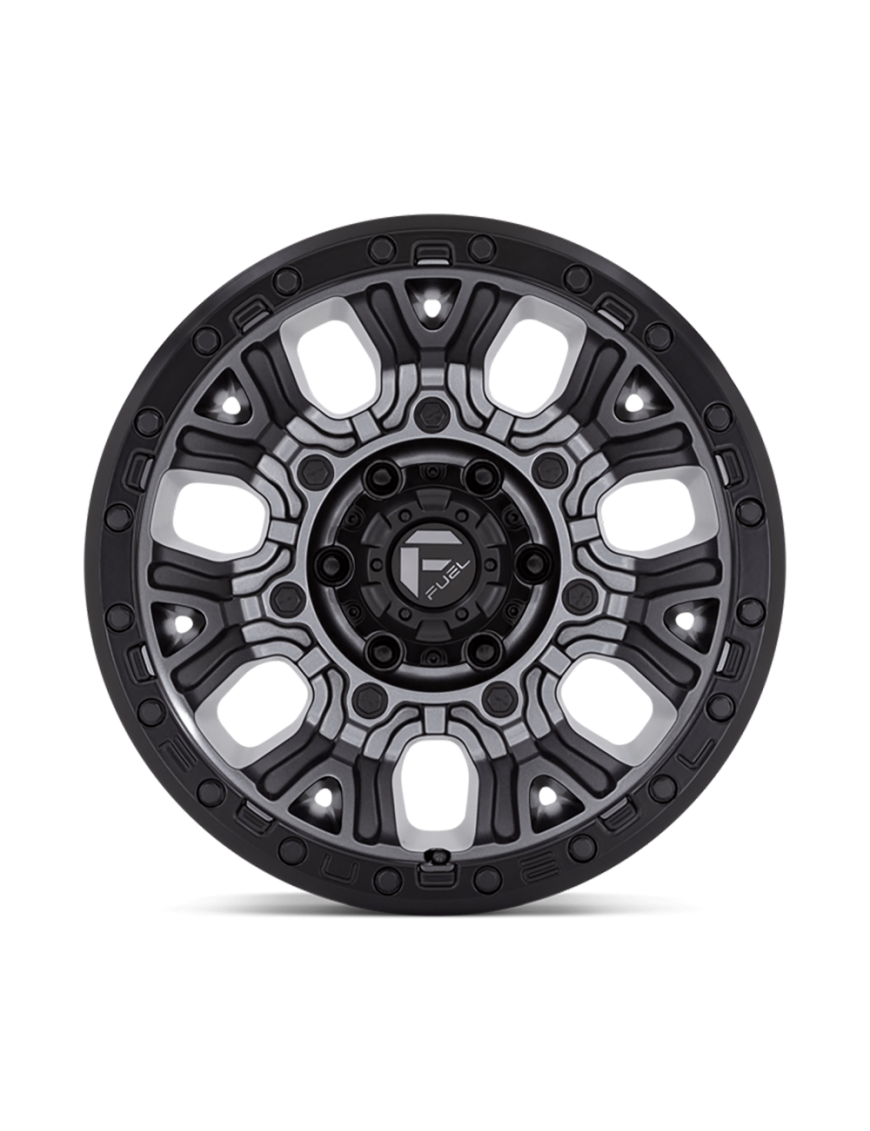 Felga aluminiowa D825 Traction Matte Gunmetal W/ Black Ring Fuel - ujęcie 3