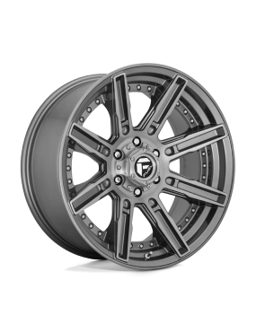 Felga aluminiowa D710 Rogue Platinum Brushed GUN Metal Tinted Clear Fuel