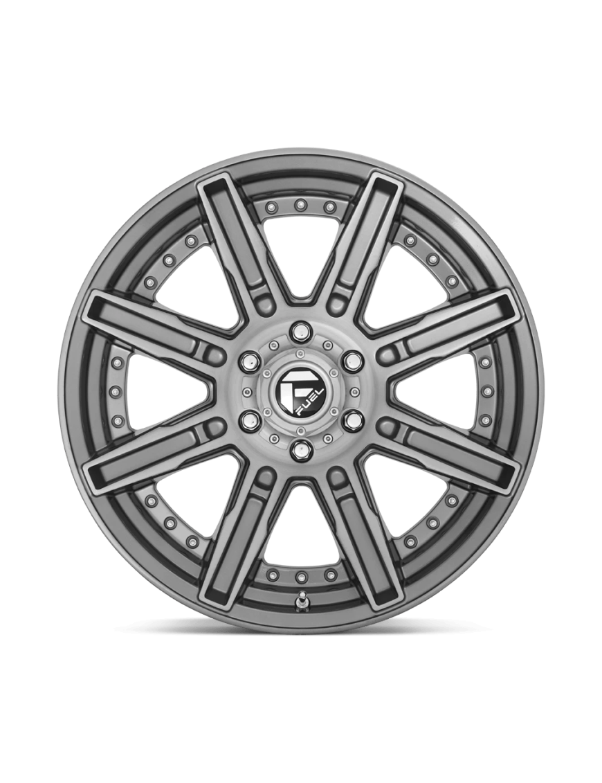 Felga aluminiowa D710 Rogue Platinum Brushed GUN Metal Tinted Clear Fuel - ujęcie 3
