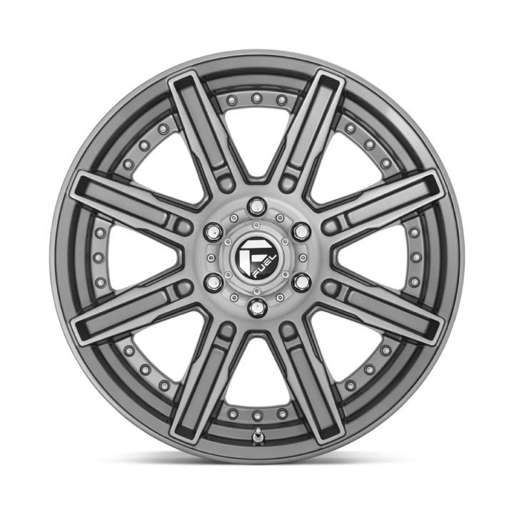 Felga aluminiowa D710 Rogue Platinum Brushed GUN Metal Tinted Clear Fuel - ujęcie 3