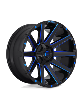 Felga aluminiowa D644 Contra Gloss Black Blue Tinted Clear Fuel