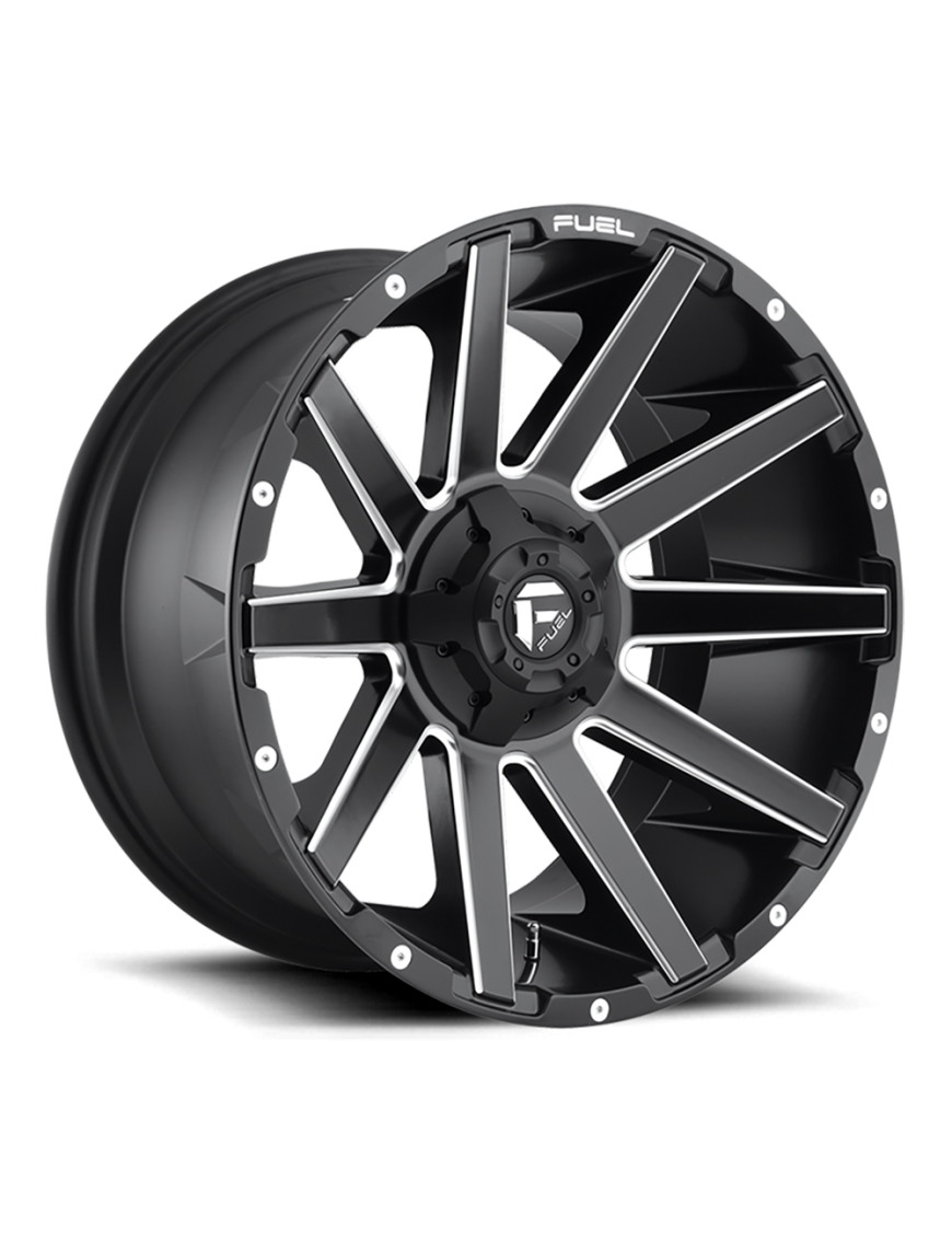 Felga aluminiowa D616 Contra Matte Black Milled Fuel