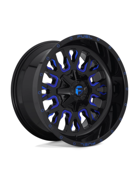 Felga aluminiowa D645 Stroke Gloss Black Blue Tinted Clear Fuel