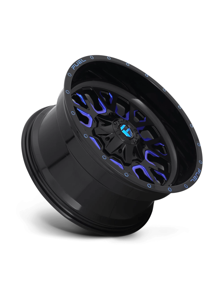 Felga aluminiowa D645 Stroke Gloss Black Blue Tinted Clear Fuel - ujęcie 2