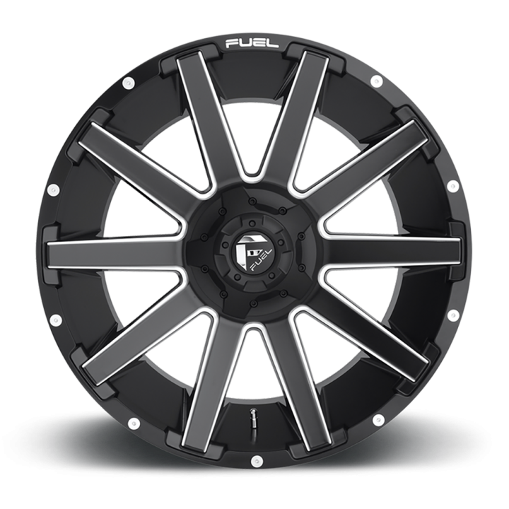Felga aluminiowa D616 Contra Matte Black Milled Fuel - ujęcie 3