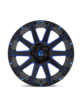 Felga aluminiowa D644 Contra Gloss Black Blue Tinted Clear Fuel - ujęcie 3