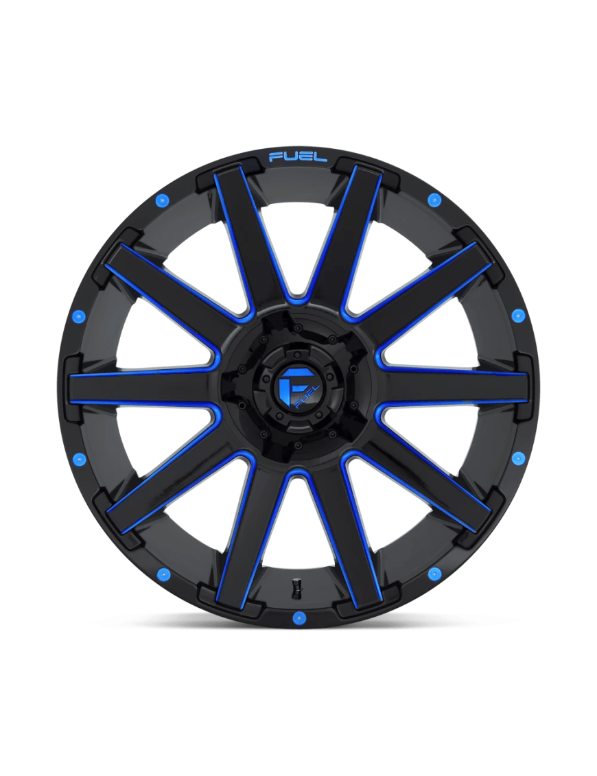 Felga aluminiowa D644 Contra Gloss Black Blue Tinted Clear Fuel - ujęcie 3