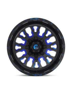 Felga aluminiowa D645 Stroke Gloss Black Blue Tinted Clear Fuel - ujęcie 3