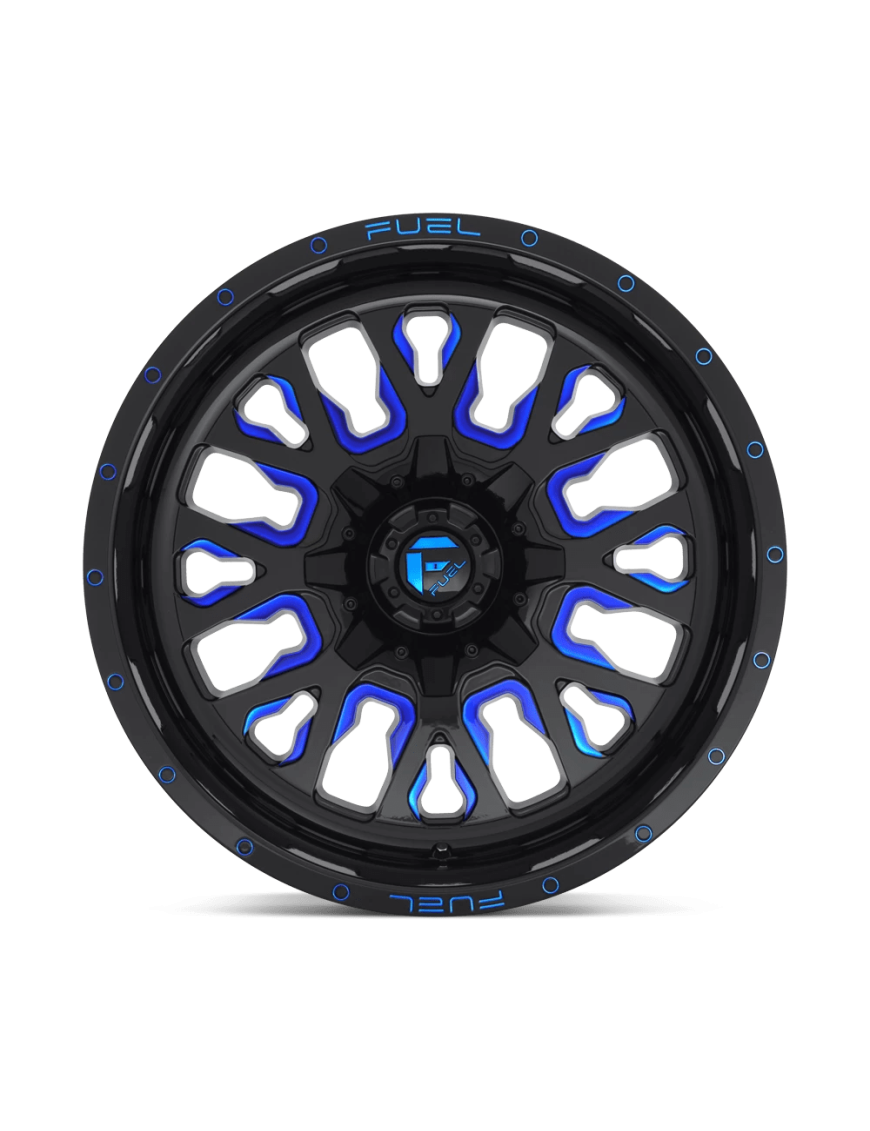 Felga aluminiowa D645 Stroke Gloss Black Blue Tinted Clear Fuel - ujęcie 3