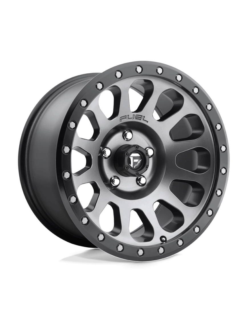 Felga aluminiowa D601 Vector Matte GUN Metal Black Bead Ring Fuel