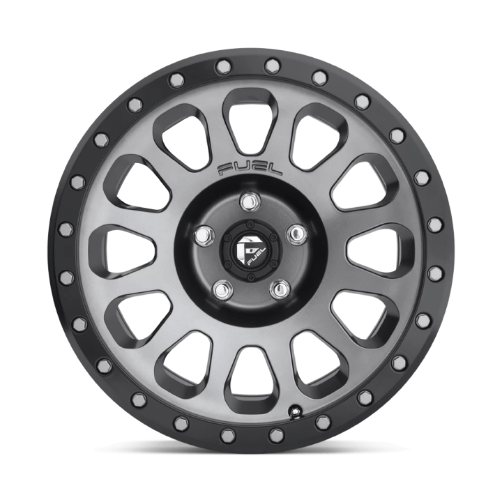 Felga aluminiowa D601 Vector Matte GUN Metal Black Bead Ring Fuel - ujęcie 3