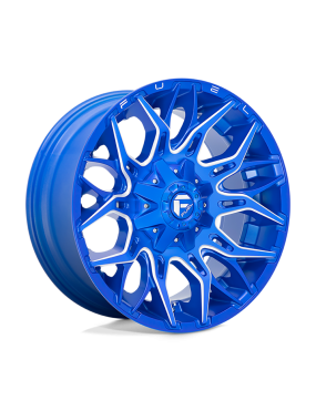 Felga aluminiowa D770 Twitch Anodized Blue Milled Fuel