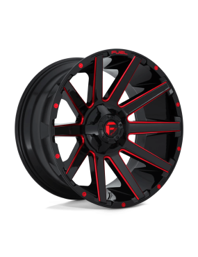 Felga aluminiowa D643 Contra Gloss Black RED Tinted Clear Fuel