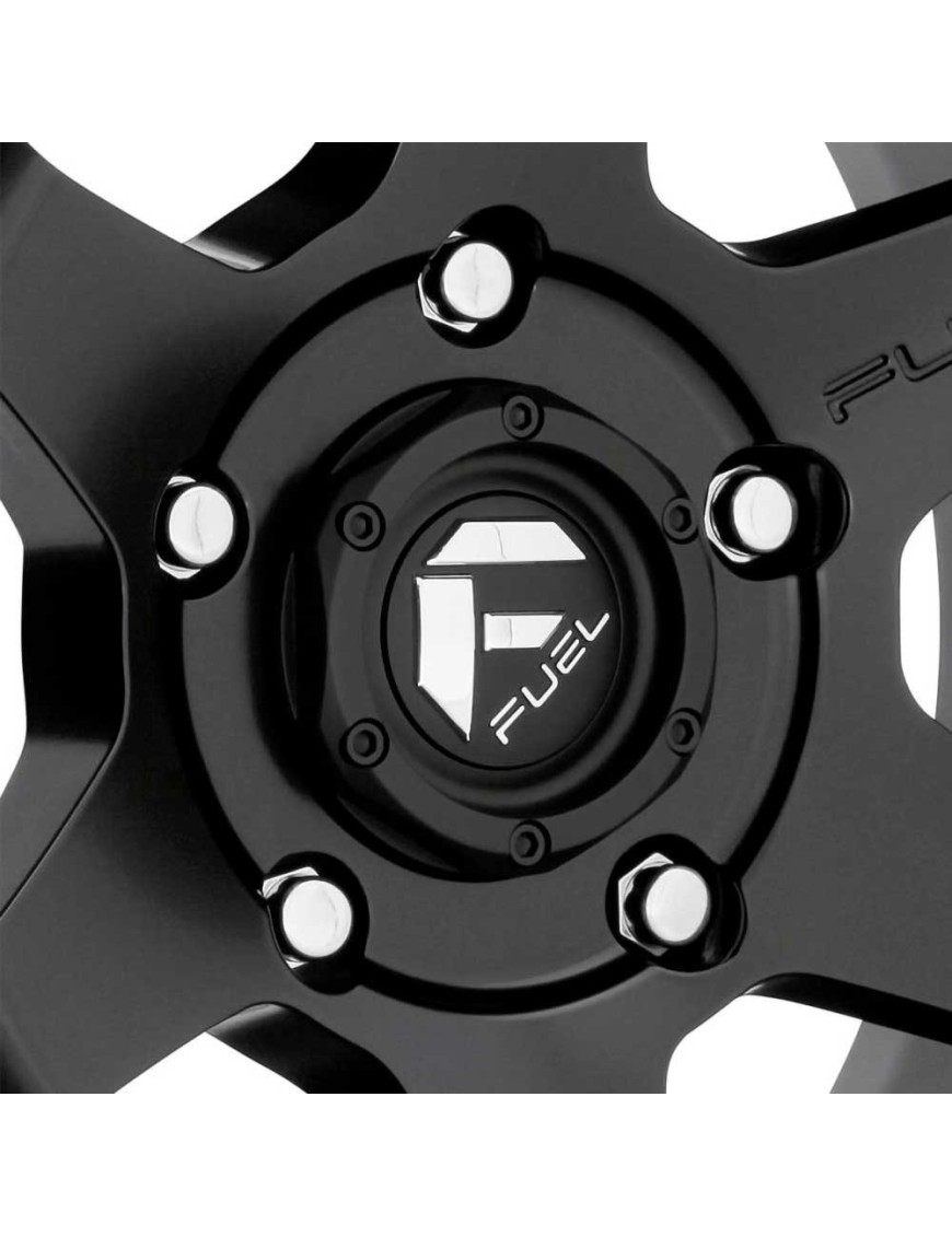 Felga aluminiowa D664 Shok Matte Black Fuel - ujęcie 5
