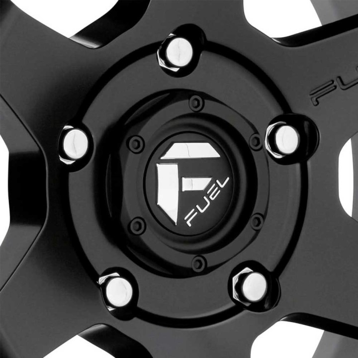Felga aluminiowa D664 Shok Matte Black Fuel - ujęcie 5