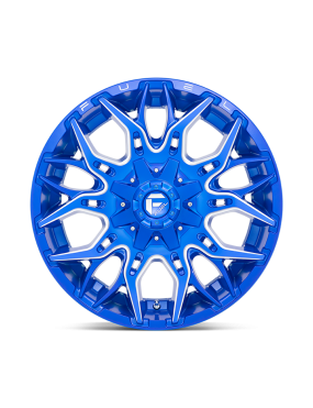 Felga aluminiowa D770 Twitch Anodized Blue Milled Fuel - ujęcie 3