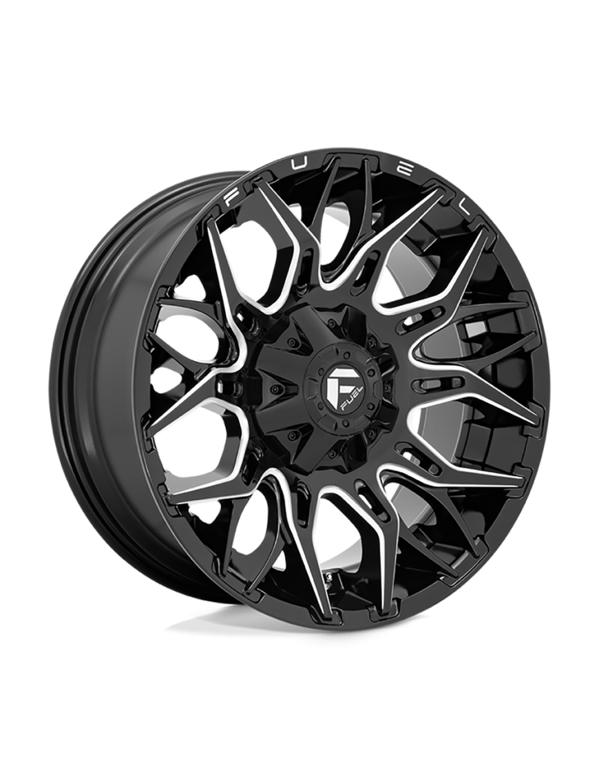 Felga aluminiowa D769 Twitch Glossy Black Milled Fuel