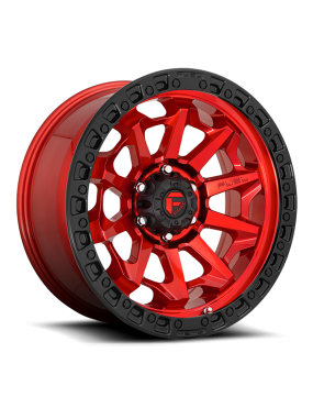 Felga aluminiowa D695 Covert Candy RED Black Bead Ring Fuel