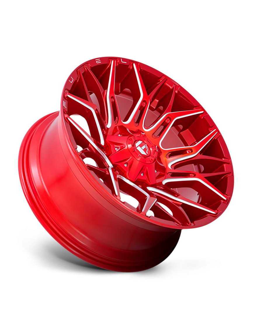 Felga aluminiowa D771 Twitch Candy RED Milled Fuel - ujęcie 2
