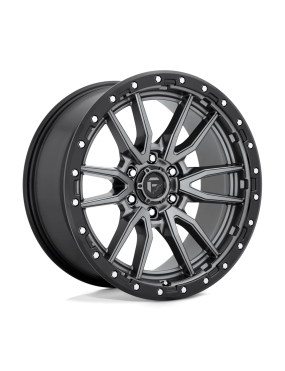 Felga aluminiowa D680 Rebel Matte GUN Metal Black Bead Ring Fuel