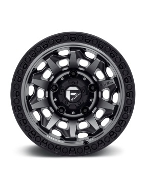 Felga aluminiowa D716 Covert Matte GUN Metal Black Bead Ring Fuel - ujęcie 3