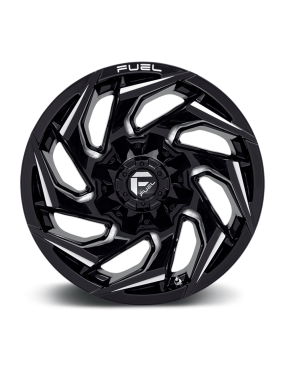 Felga aluminiowa D753 Reaction Gloss Black Milled Fuel - ujęcie 3
