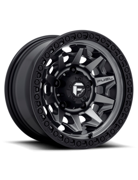 Felga aluminiowa D716 Covert Matte GUN Metal Black Bead Ring Fuel