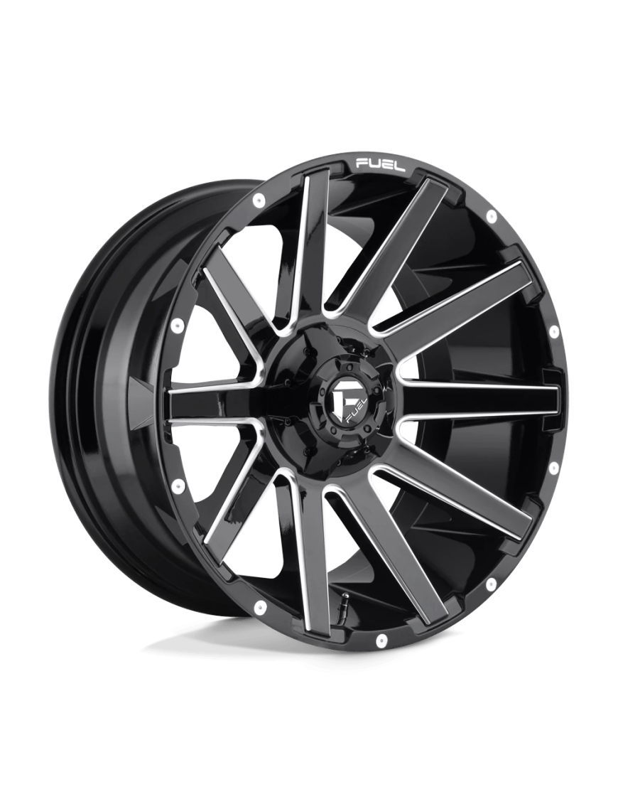Felga aluminiowa D615 Contra Gloss Black Milled Fuel