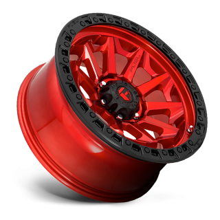 Felga aluminiowa D695 Covert Candy RED Black Bead Ring Fuel - ujęcie 2