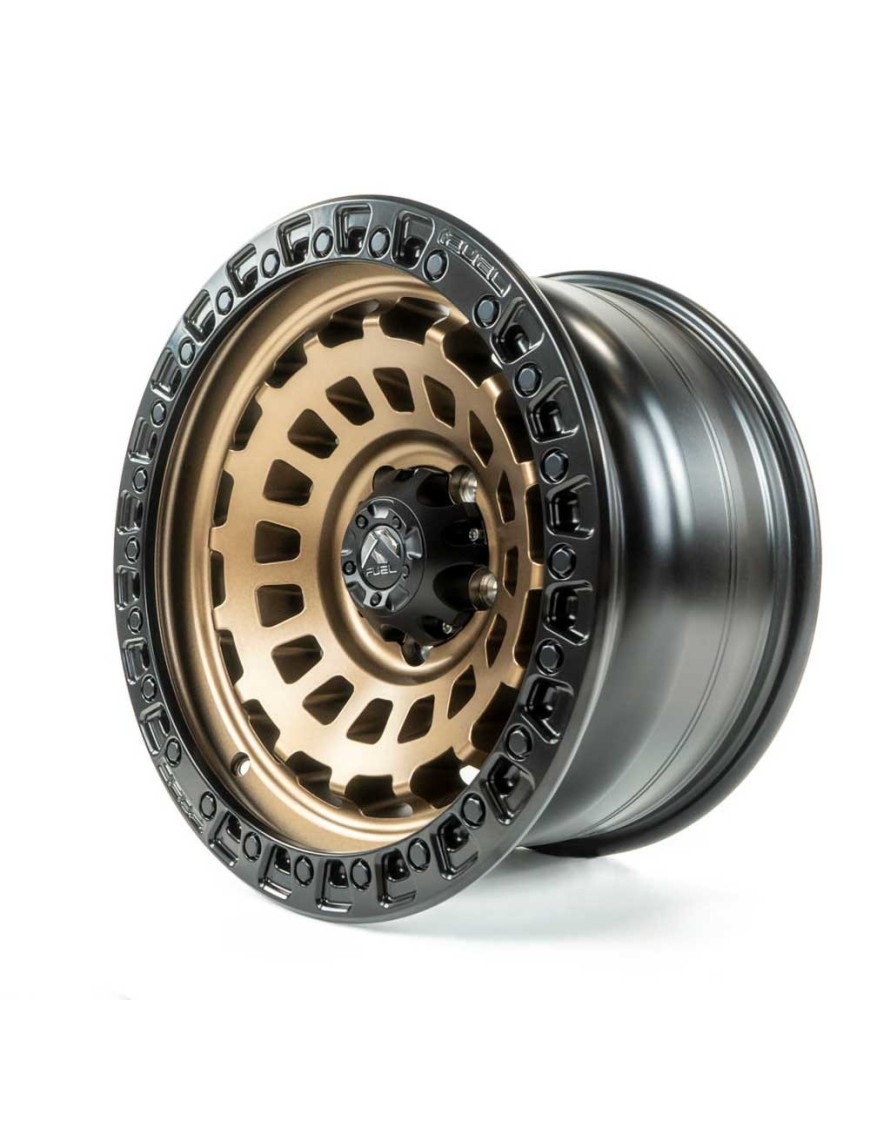 Felga aluminiowa D634 Zephyr Matte Bronze Black Bead Ring Fuel - ujęcie 4