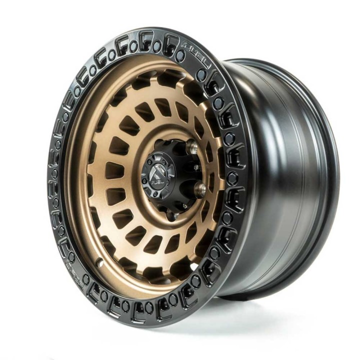 Felga aluminiowa D634 Zephyr Matte Bronze Black Bead Ring Fuel - ujęcie 4